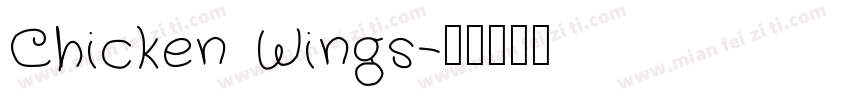 Chicken Wings字体转换